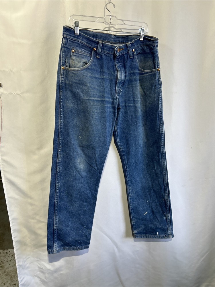 Wrangler Men's Cowboy Cut® Original Fit Prewashed Indigo Jeans 13MWZPW See Pic**