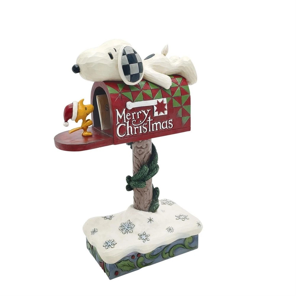 Woodstock's Wishes Snoopy & Woodstock Mailbox By: Peanuts Jim Shore *SHIPS