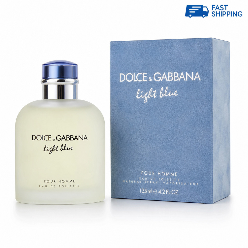 Dolce & Gabbana Light Blue Pour Homme EDT 4.2 oz 125ml Men New Sealed