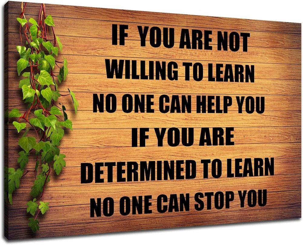 Inspirational Wall Art Print for Office Motivational Quotes Canvas Wall Art Prin