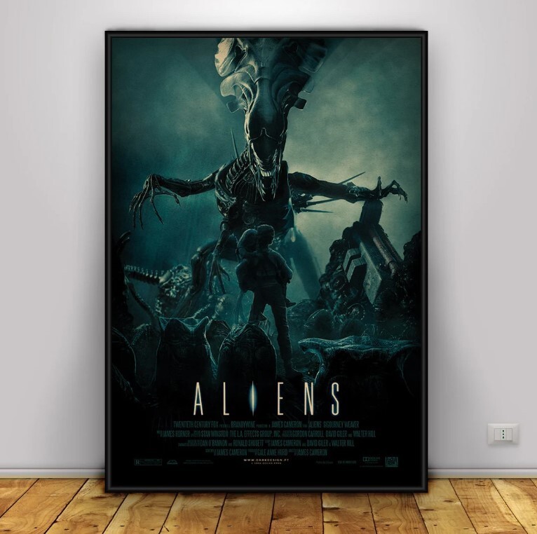 Alien Poster | Wall Art | Wall Prints | Home Decor | Kraft Paper Print 6