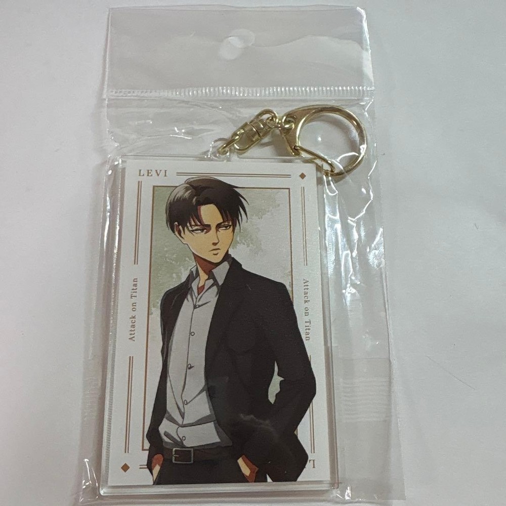 Attack on Titan Levi Keychain Acrylic Character Merchandise