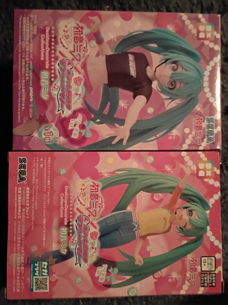 SEGA Hatsune Miku Desktop×Decorate Collections Figure Vocaloid Anime Boxed