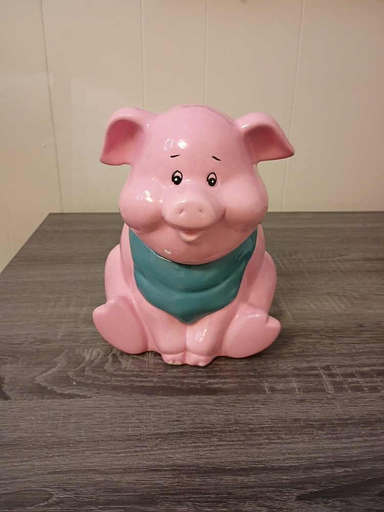 Wilbur The Pig Charlotte’s Web 2-Piece 8.5” Tall Cookie Jar Collectible Vintage