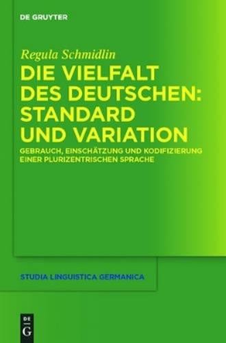 Regula Schmidlin Die Vielfalt des Deutschen (Hardback)