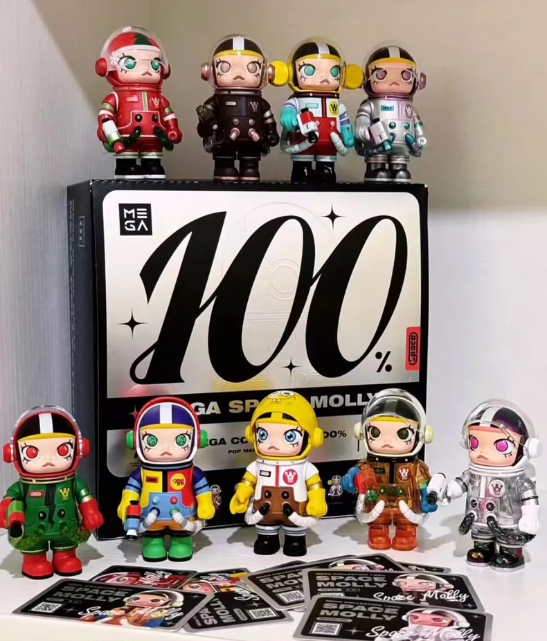POP MART Mega Space Molly Series1 Blind Box Collectible Figures Sealed Set
