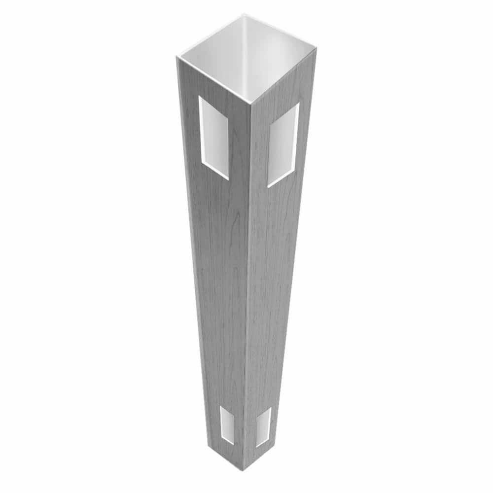 Bryce 5x5x9ft Coastal Cedar Vinyl Fence Corner Post