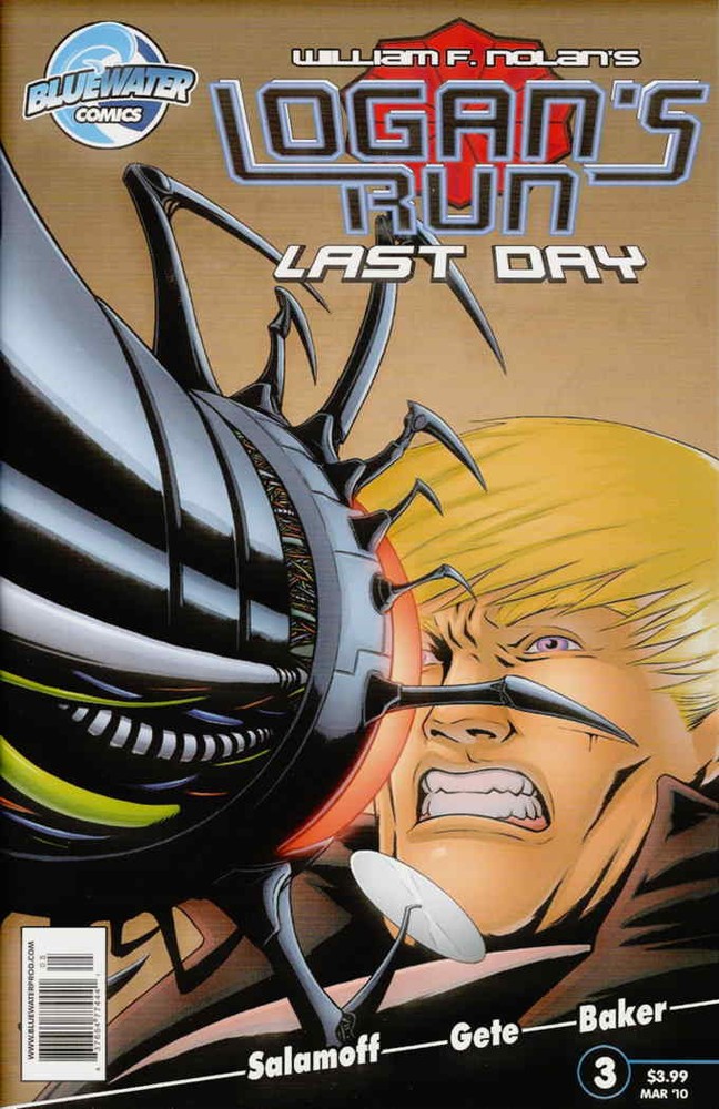 Logan's Run Bluewater #3 FN Last Day William F Nolan Comic