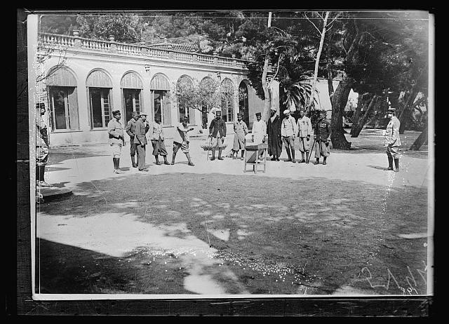 Elbasan Albania 1920 Red Cross playground Ferris wheel attraction orphans