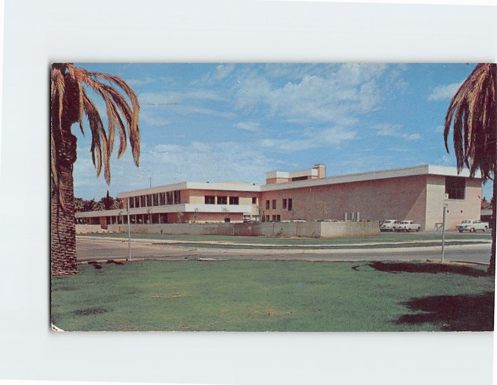 Postcard New Library Building Phoenix Arizona USA