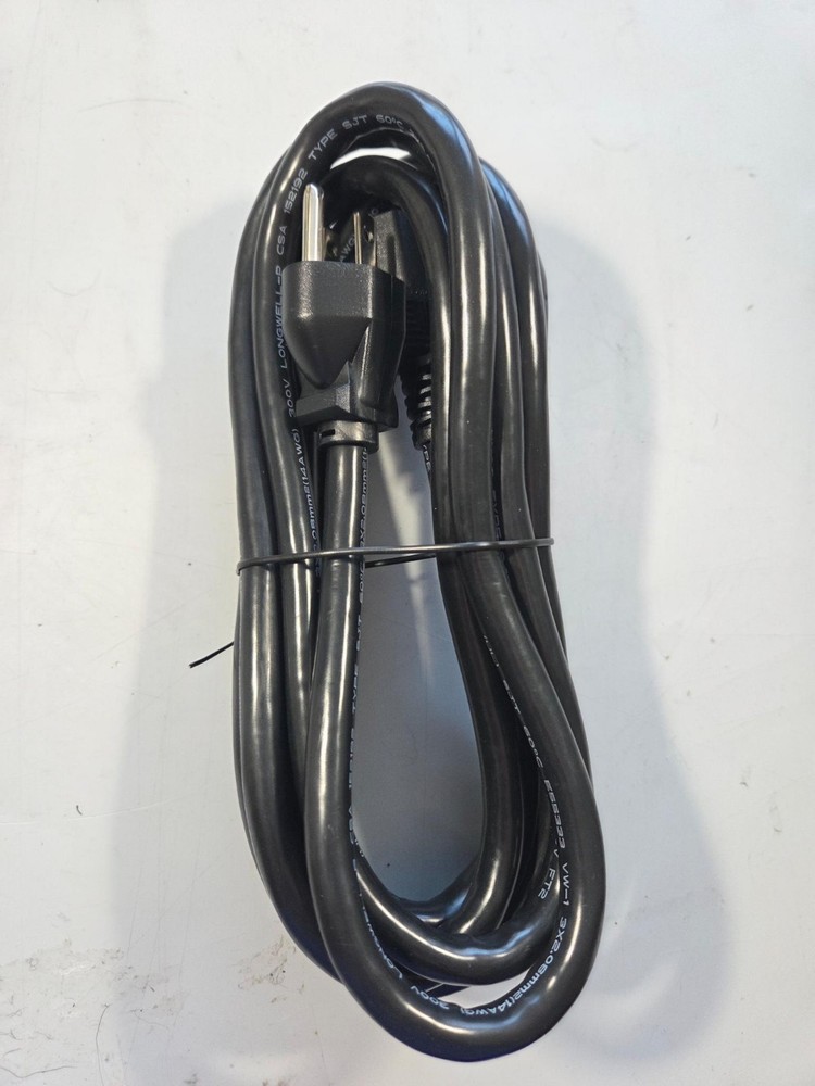 Dell 00R215 10ft Heavy Duty 14AWG AC Power Cord NEMA 5-15P to IEC C13