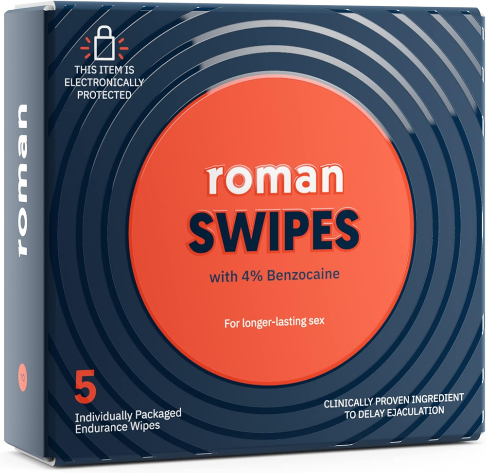 Swipes | Fast-Acting, Convenient, Over-The-Counter Wipes Increase Stamina