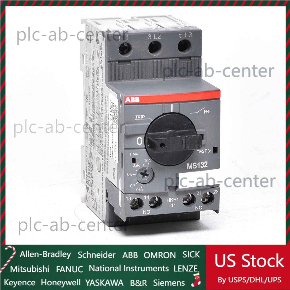 ABB MS132-1.0 Manual Engine Starter 0.63 ... 1.0 A 1SAM350000R1005 -used--