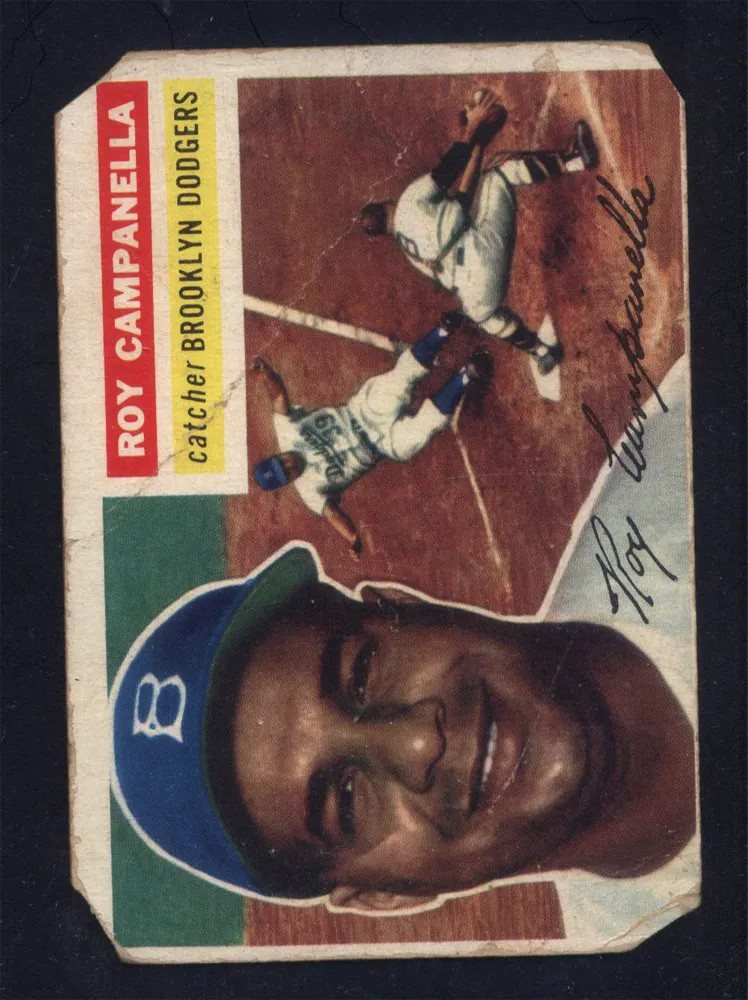 1956 Topps #101 Roy Campanella Dodgers (Authentic) 012699
