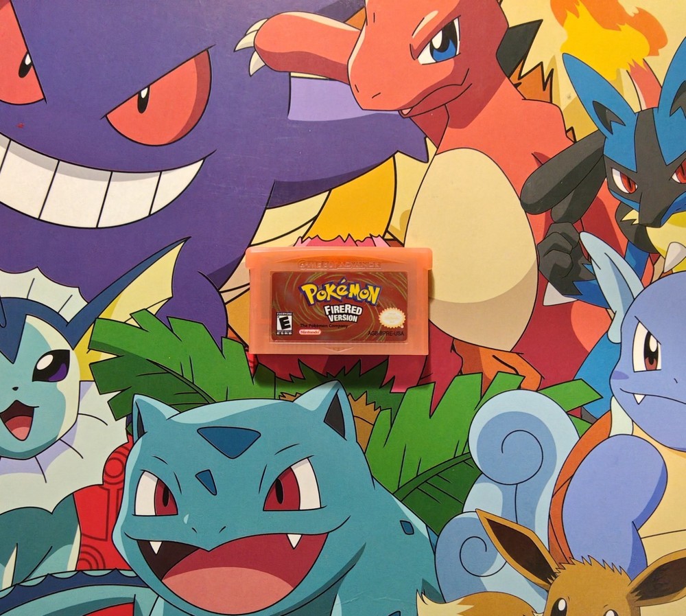 Nintendo Pokémon: FireRed Version GBA E NTSC-U/C RPG Pokemon Series