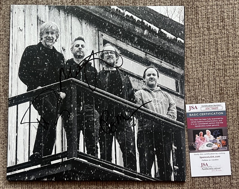 ANASTASIO, GORDON, MCCONNELL SIGNED PHISH SIGMA OASIS ALBUM VINYL RECORD LP JSA