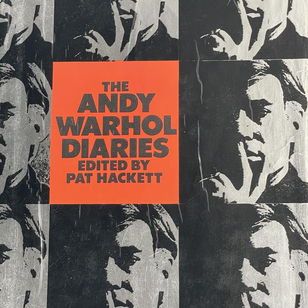 Vintage The Andy Warhol Diaries Pat Hackett 1989 First Printing Hardcover DJ USA