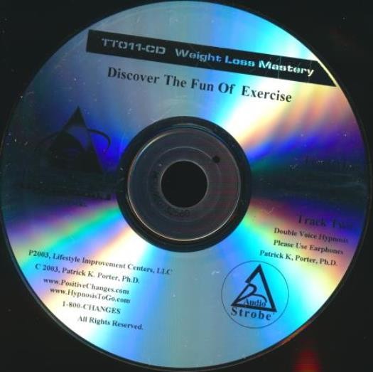 Weight Loss Mastery: Discover The Fun Of Exercise AUDIO CD guided hypnosis 2003