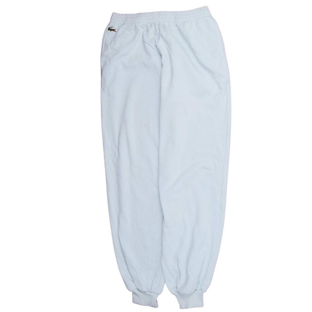 Lacoste Mens Joggers Light Blue Fleece Elastic Waist Cuffed Lounge Sweatpants XL