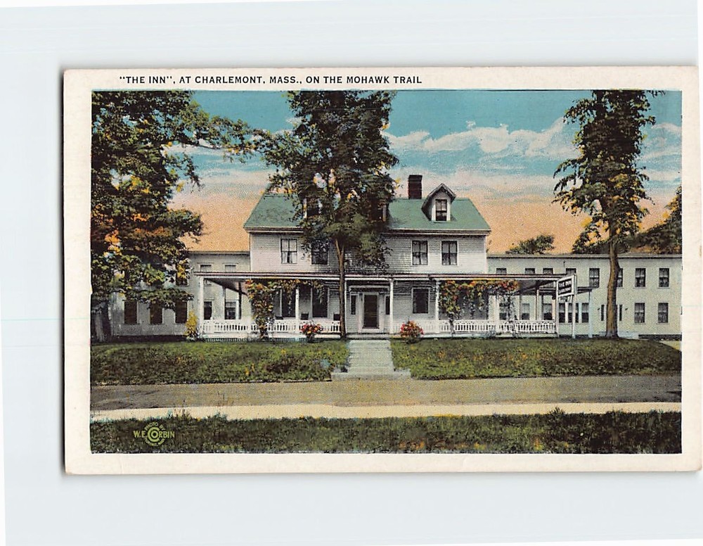 Postcard The Inn On The Mohawk Trail Charlemont Massachusetts USA