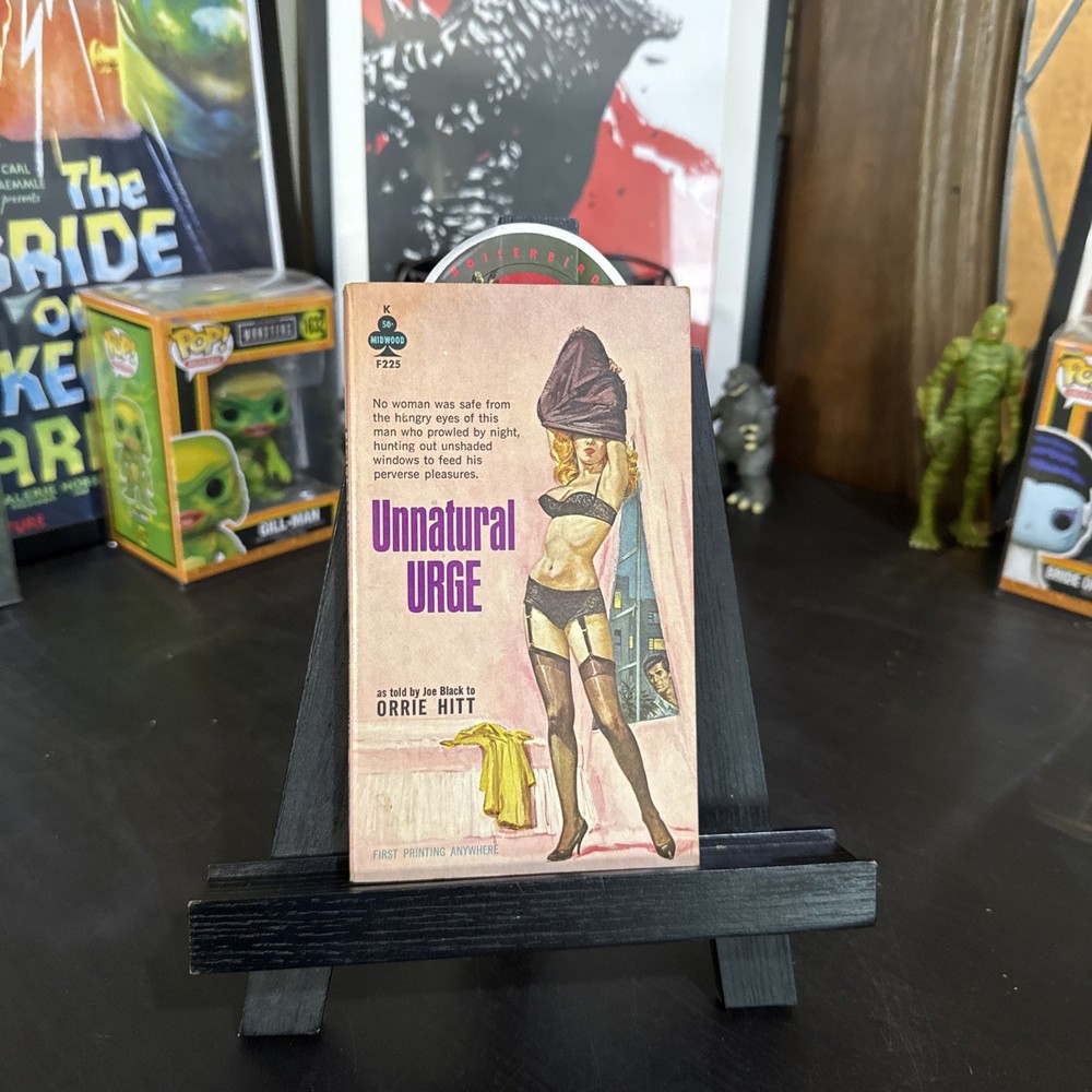 UNNATURAL URGE Joe Black ORRIE HITT Sleaze Paperback Midwood GGA 1962