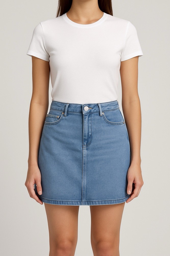 LOFT Outlet Women’s Denim Jean Skirt Size 14 Blue Classic Casual Mini A-Line
