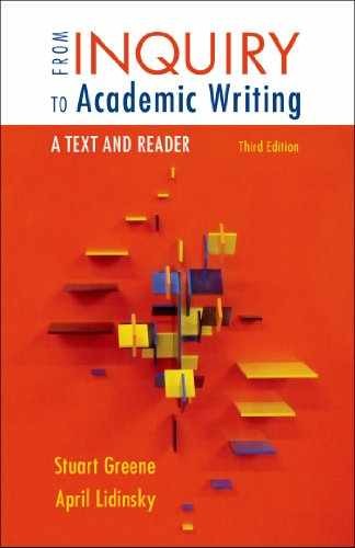 From Inquiry to Academic - Paperback, by Greene Stuart; Lidinsky - Acceptable
