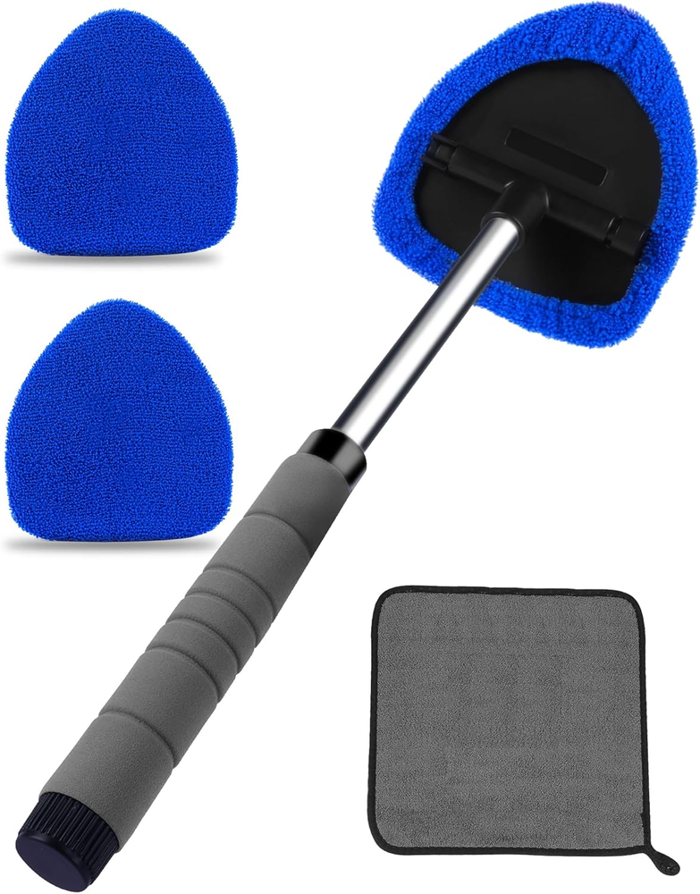 Retractable Auto Windshield Cleaner Wand for Car Window Glass