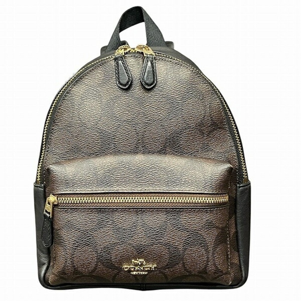 COACH Signature F58315 Womens Backpack Free Used Next Day Delivery