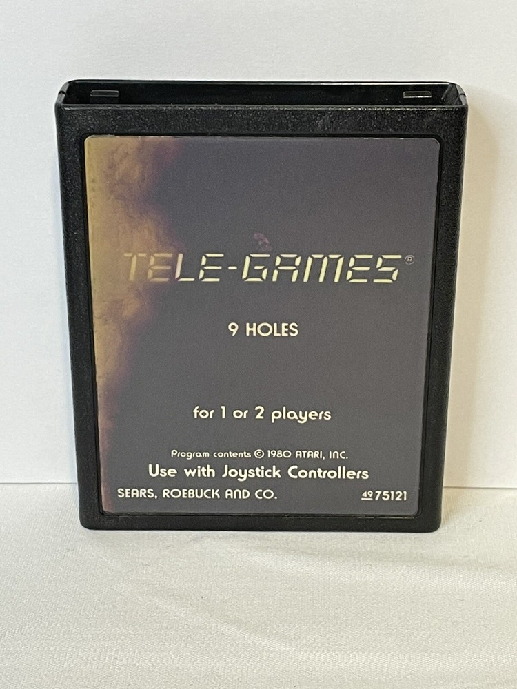 Golf (Atari 2600, 1980) By Sears Tele-Games Cartridge Only Cleaned Tested
