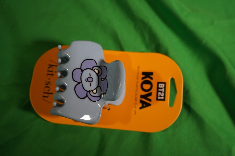 BT21 x Kitsch Recycled Plastic Puffy Medium Hair Clips
