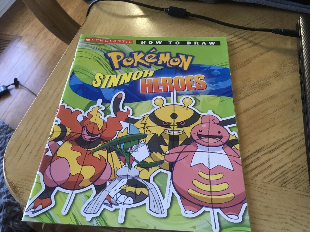 How To Draw Pokemon Sinnoh Heroes - Scholastic Paperback Drawing Book