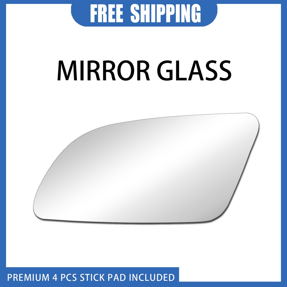 Left Side View Mirror Glass Replace For 1981-88 Chevy Monte Carlo Flat+Adhesive