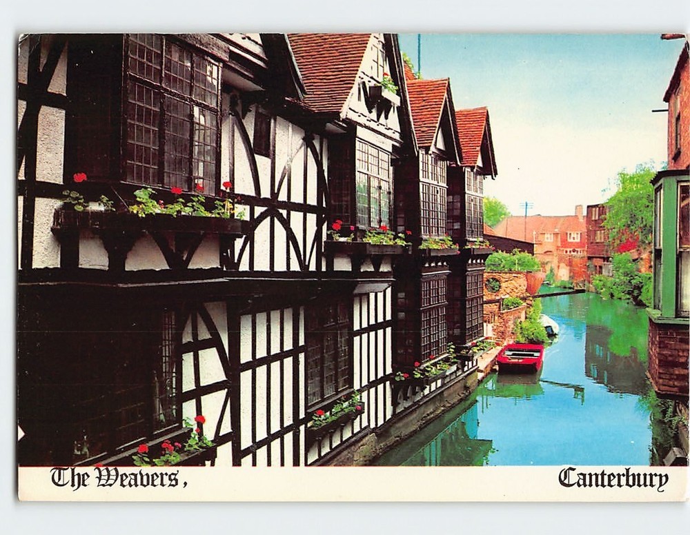 Postcard The Weavers Canterbury England