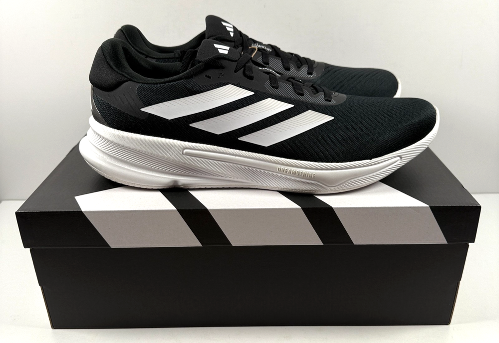 Adidas Supernova Ease M Shoes Men's Size 12 Core Black White Charcoal JI1426