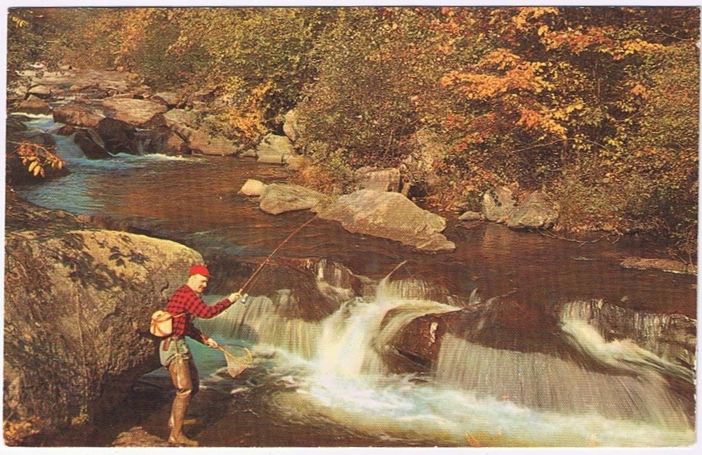Postcard Sand River Trans Canada Highway 17 North Near Wawa Ontario Fishing Spot