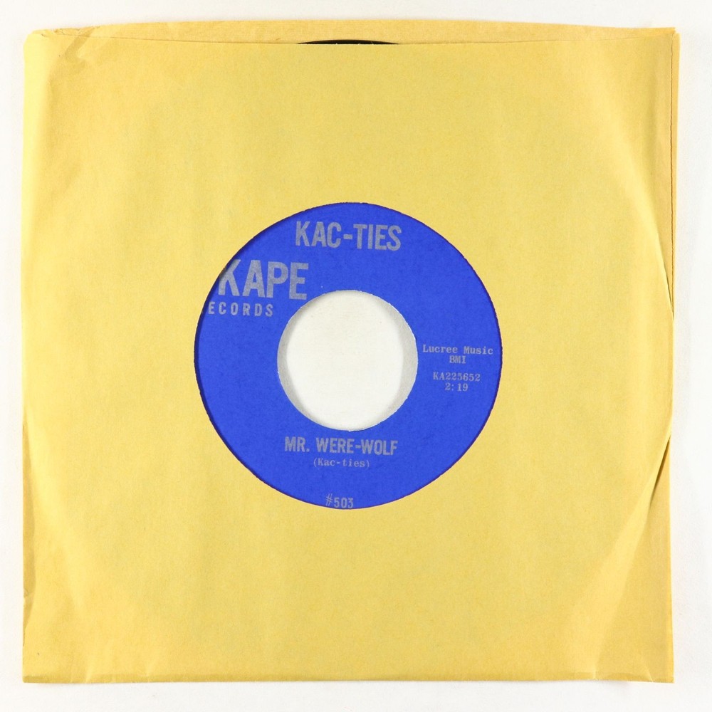 Doo-Wop Halloween 45 - Kac-Ties - Mr. Were-Wolf - Kape VG++