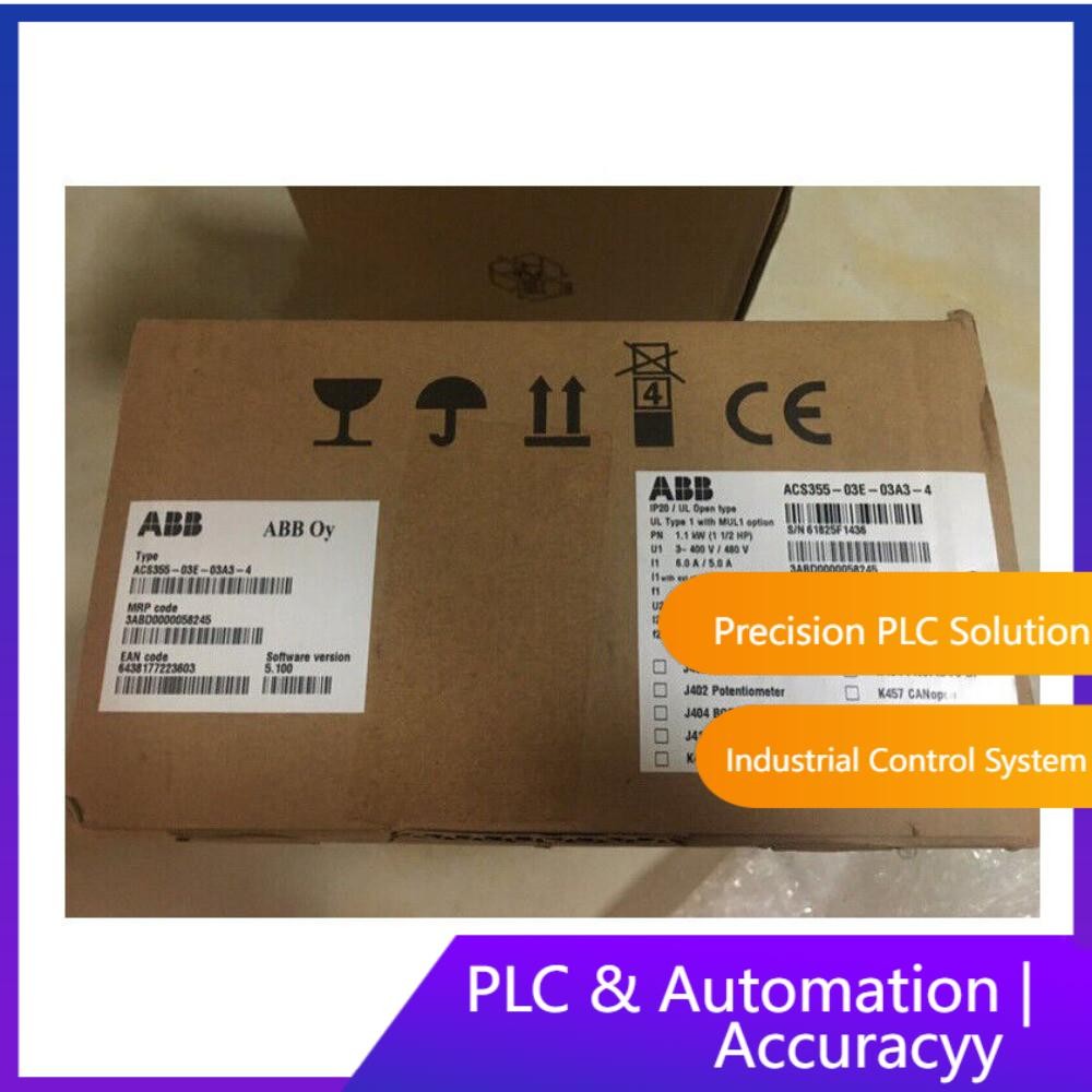 ACS355-03E-03A3-4 ABB Inverter Brand New in Box!Spot Goods No Keypad