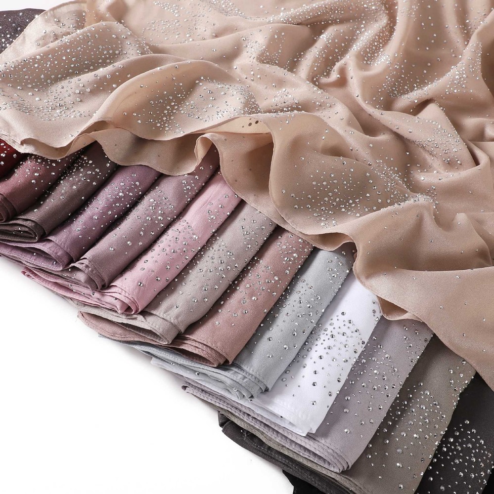 Elegant Women's Long Hijab Scarf Islamic Head Cover Wrap Shawl Stole
