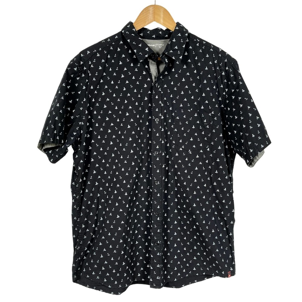 Airwalk Short Sleeve Button Down Shirt Size XL