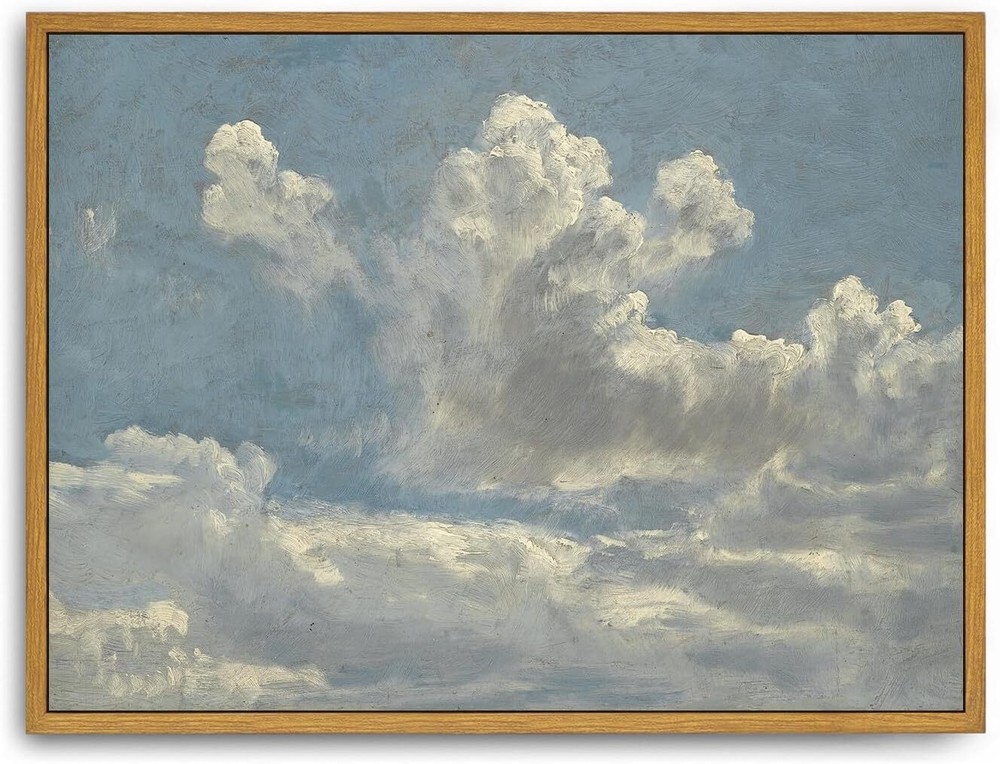 Roslynity Framed Canvas Wall Art Vintage Print Oil 12