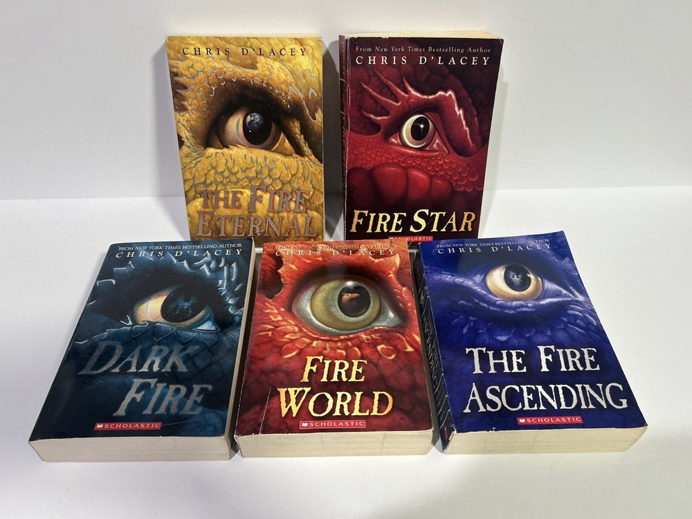 The Last Dragon Chronicles book lot of 5 Chris D'Lacey Paperback
