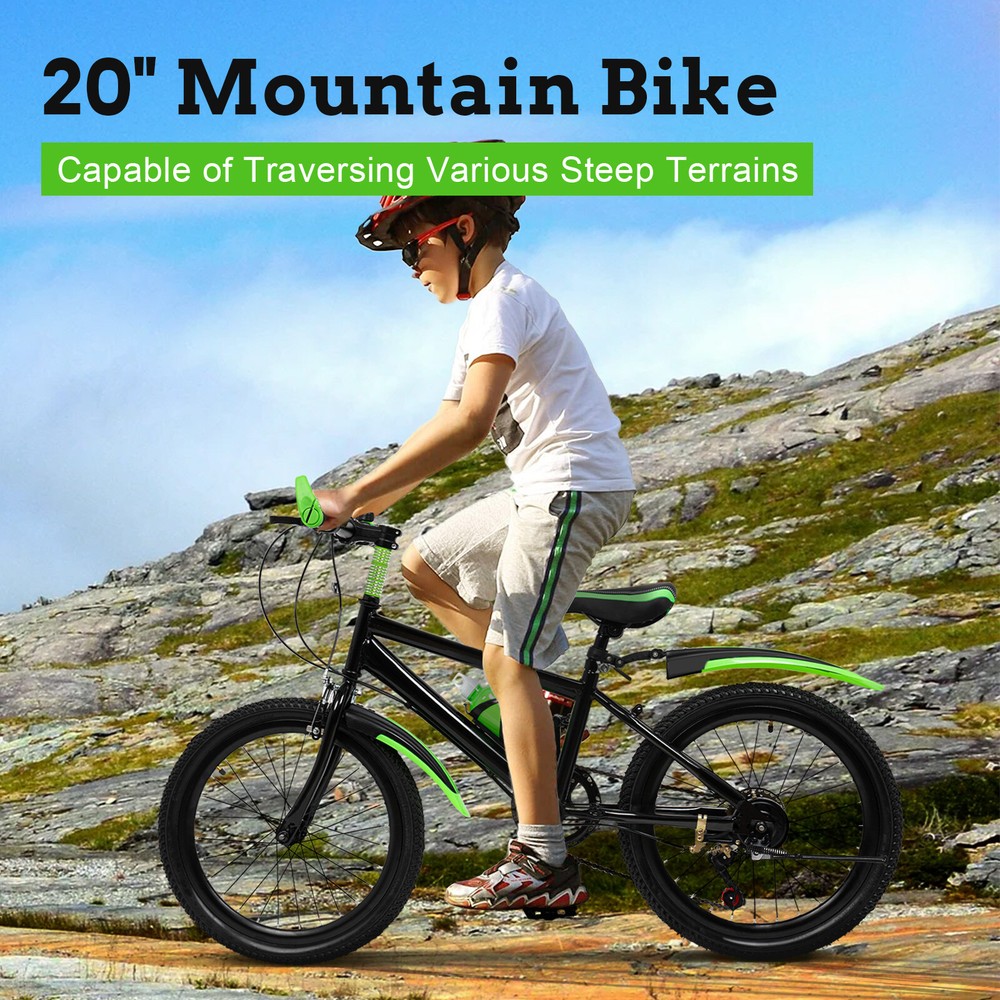 20-Inch Kids Bike for Boys Girls High Carbon Steel Frame Cycling Sale  