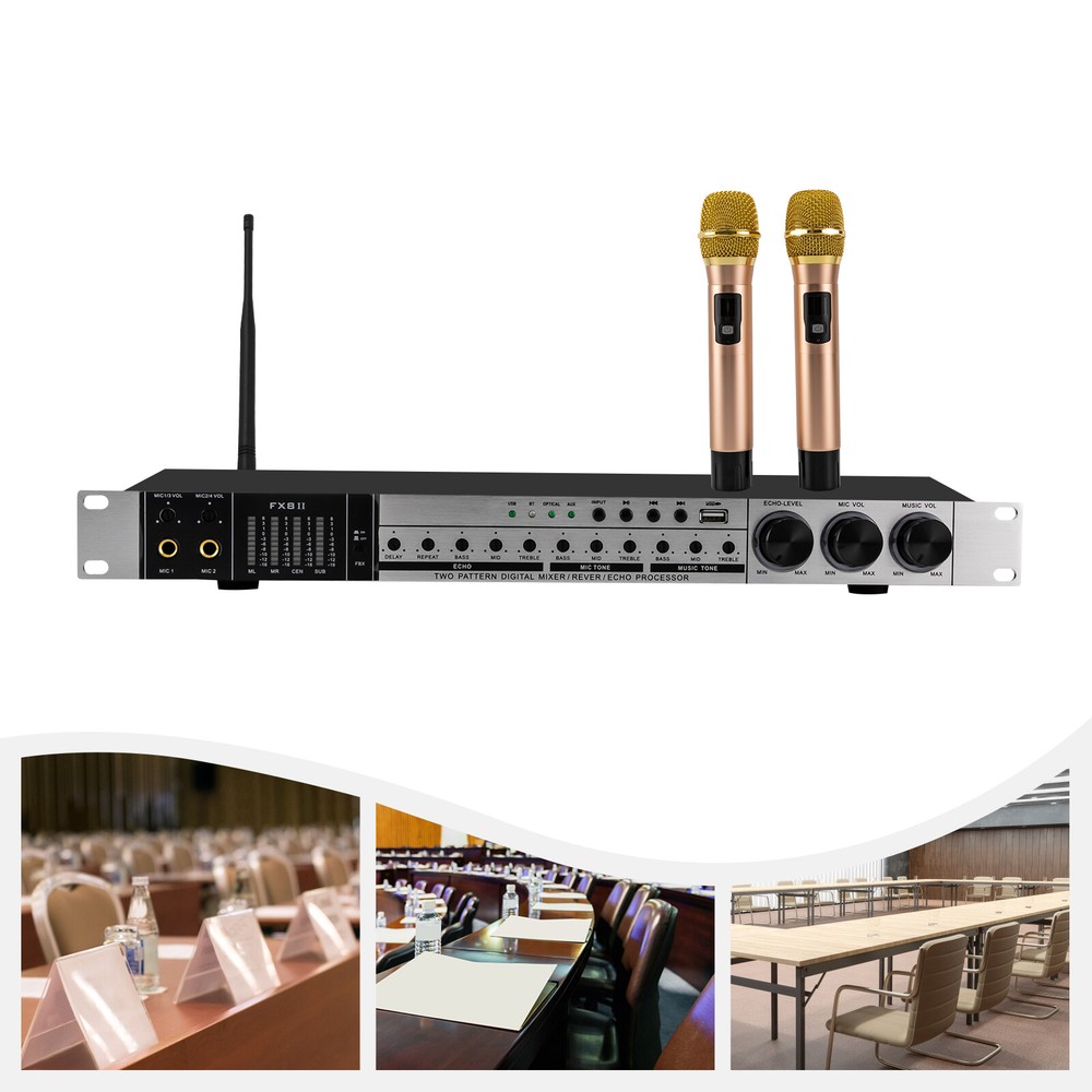Digital Mixer Household Karaoke Reverb Durable Stable Operatio Sound Processor