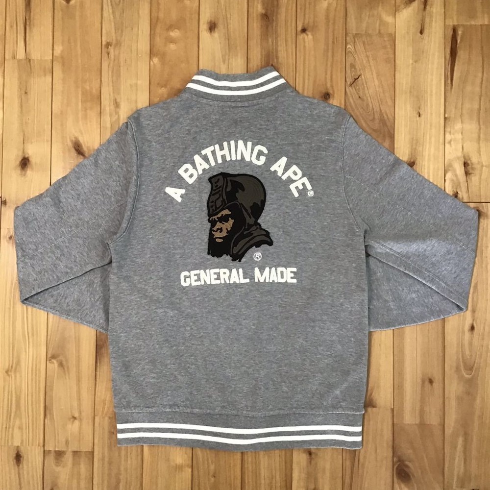 General Sweatshirt Stadium Jacket S Size A Bathing Ape Bape Sweat Varsity