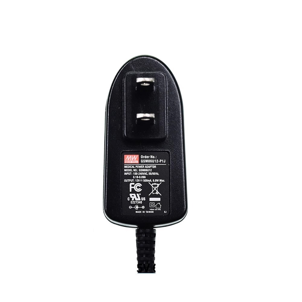 Meanwell GSM06U12-P1J AC-DC Medical Grade Power Adapter-image