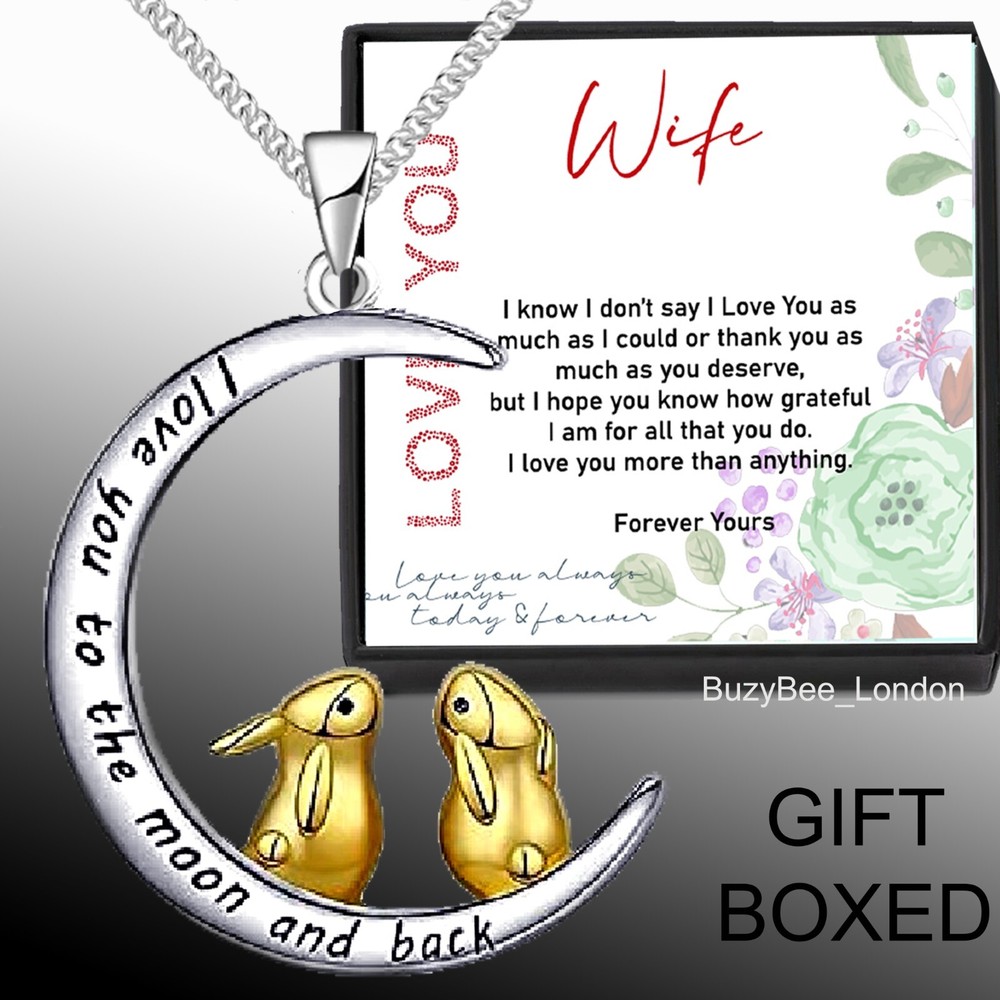 Wife gifts I love you gift for her Anniversary Wedding Jewellery Silver Necklace