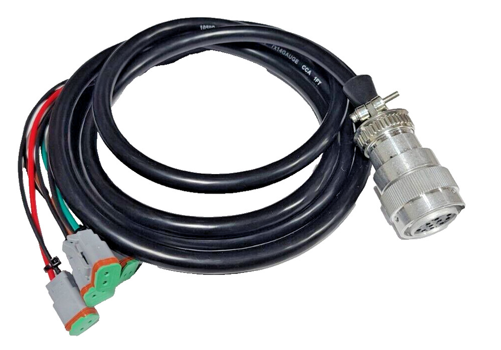 Skid Steer Aux Control Harness 8' - 4 Function Deutsch