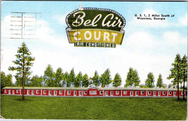 POSTCARD SCENE Waycross Georgia GA m/09 AM1978
