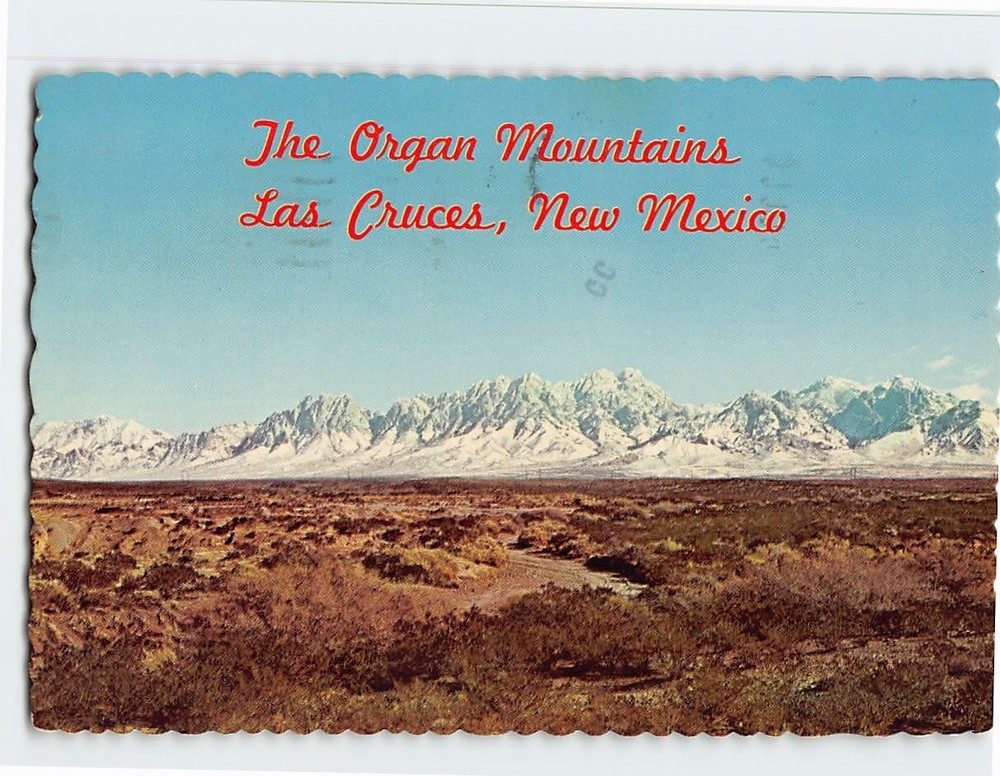 Postcard The Organ Mountains Las Cruces New Mexico USA